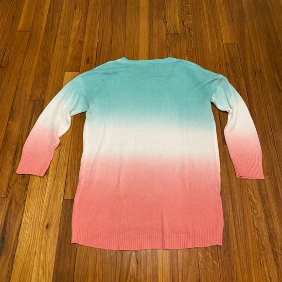 LAST CHANCE - Soho New York & Company Long Ombre Sweater S - Picture 5 of 6